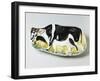 Cow-Shaped Spoon Rest, Ceramic-null-Framed Giclee Print