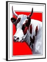 Cow Still 1-The Saturday Evening Post-Framed Premium Giclee Print