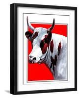 Cow Still 1-The Saturday Evening Post-Framed Giclee Print