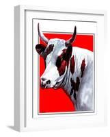 Cow Still 1-The Saturday Evening Post-Framed Giclee Print