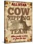 Cow Tipping Team-null-Stretched Canvas