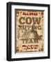 Cow Tipping Team-null-Framed Giclee Print