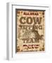 Cow Tipping Team-null-Framed Premium Giclee Print