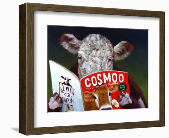 Cow Tips-Lucia Heffernan-Framed Art Print