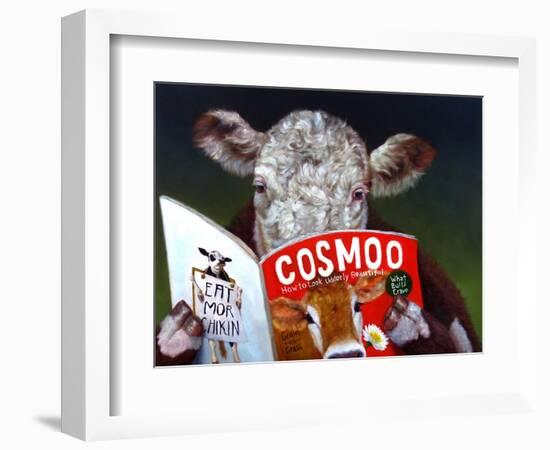 Cow Tips-Lucia Heffernan-Framed Art Print