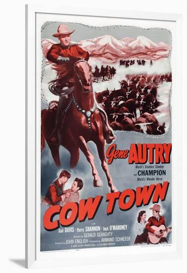 Cow Town-null-Framed Art Print