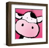 Cow-Jean Paul-Framed Art Print