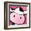 Cow-Jean Paul-Framed Art Print