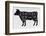 Cow-null-Framed Giclee Print