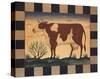 Cow-Diane Ulmer Pedersen-Stretched Canvas