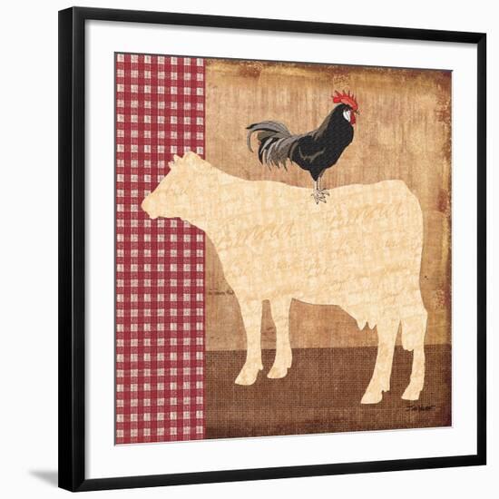 Cow-Todd Williams-Framed Art Print