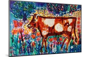 Cow-Brenda Brin Booker-Mounted Giclee Print