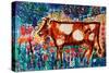 Cow-Brenda Brin Booker-Stretched Canvas