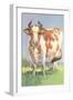 Cow-null-Framed Art Print