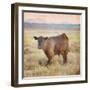 Cow-Denise Brown-Framed Art Print