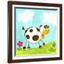 Cow-null-Framed Giclee Print