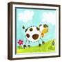 Cow-null-Framed Giclee Print