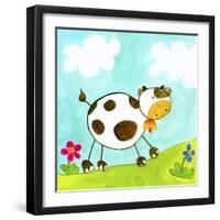 Cow-null-Framed Giclee Print