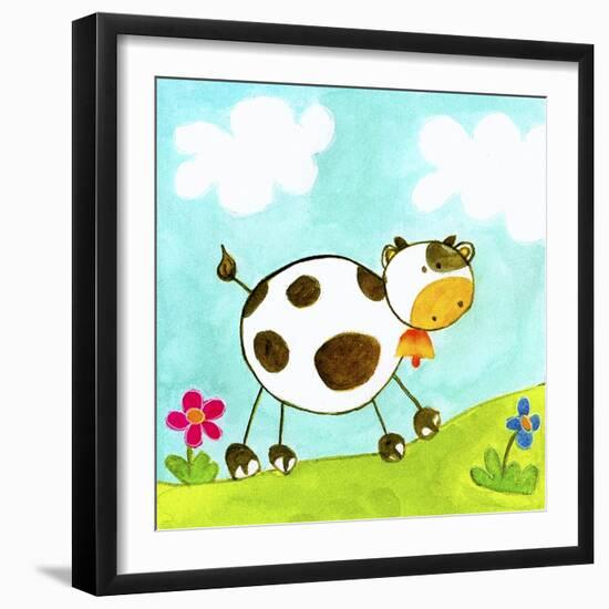 Cow-null-Framed Giclee Print