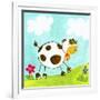 Cow-null-Framed Giclee Print