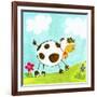 Cow-null-Framed Giclee Print