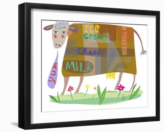 Cow-Nathaniel Mather-Framed Giclee Print