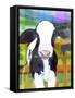 Cow-Marietta Cohen Art and Design-Framed Stretched Canvas