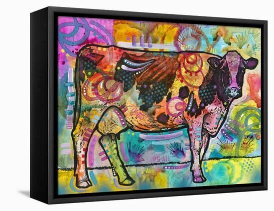 Cow-Dean Russo-Framed Stretched Canvas