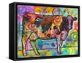 Cow-Dean Russo-Framed Stretched Canvas