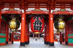 Hozomon Gate at Sensoji Asakusa Temple-coward_lion-Stretched Canvas