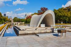 Memorial Cenotaph in Hiroshima Peace Park-coward_lion-Photographic Print