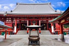 Hozomon Gate at Sensoji Asakusa Temple-coward_lion-Photographic Print