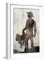 Cowboy and Gear-Mark Chandon-Framed Giclee Print