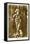 Cowboy and His Dog, Tom Tyler-null-Framed Stretched Canvas