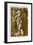 Cowboy and His Dog, Tom Tyler-null-Framed Art Print