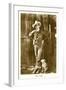 Cowboy and His Dog, Tom Tyler-null-Framed Art Print