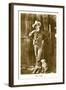 Cowboy and His Dog, Tom Tyler-null-Framed Art Print