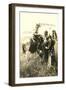 Cowboy and Indians Trading-null-Framed Premium Giclee Print