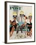 "Cowboy Asleep in Beauty Salon," Saturday Evening Post Cover, May 6, 1961-Kurt Ard-Framed Giclee Print