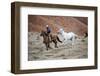 Cowboy at Full Gallop-Terry Eggers-Framed Photographic Print