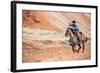 Cowboy at Full Gallop-Terry Eggers-Framed Photographic Print