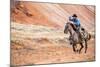 Cowboy at Full Gallop-Terry Eggers-Mounted Photographic Print