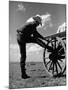 Cowboy at the Matador Ranch in Texas-Hansel Mieth-Mounted Premium Photographic Print