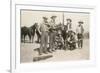 Cowboy Band in the Corral-null-Framed Art Print