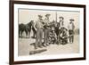 Cowboy Band in the Corral-null-Framed Art Print