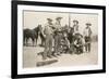 Cowboy Band in the Corral-null-Framed Art Print