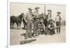 Cowboy Band in the Corral-null-Framed Art Print