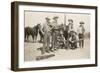 Cowboy Band in the Corral-null-Framed Art Print