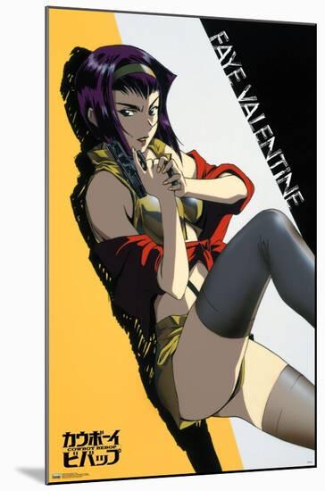 Cowboy Bebop - Faye-Trends International-Mounted Poster