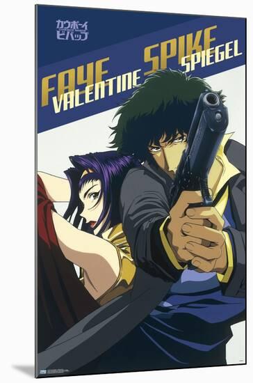 Cowboy Bebop - Spike & Faye-Trends International-Mounted Poster